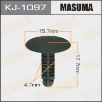 Клипса пластиковая крепежная MASUMA* KJ-1097