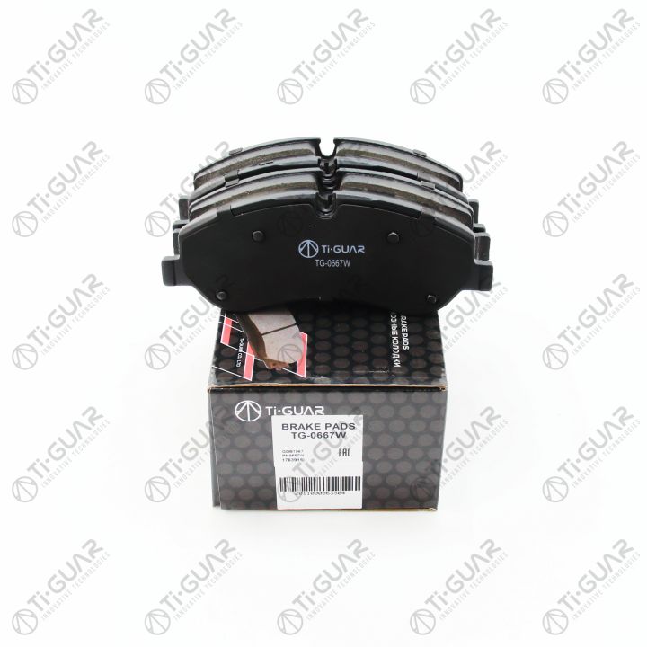 Тормозные колодки TG-0667/PN0667W* Ti·GUAR Тормозные колодки TG-0667/PN0667W* Ti·GUAR